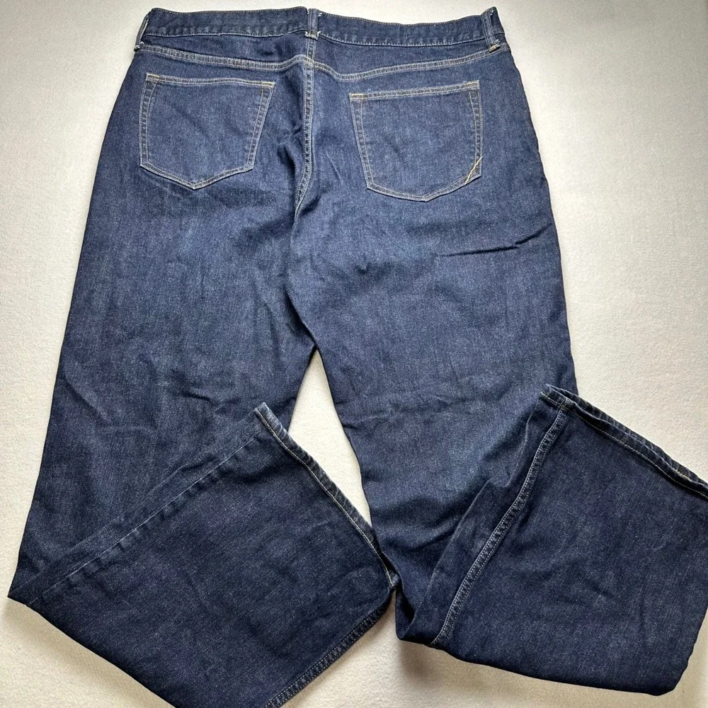 Banana Republic Jeans Mens 38x34 Dark Wash Blue Bootcut Stretch Denim Pants